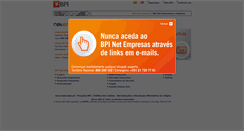 Desktop Screenshot of bpinetempresas.pt